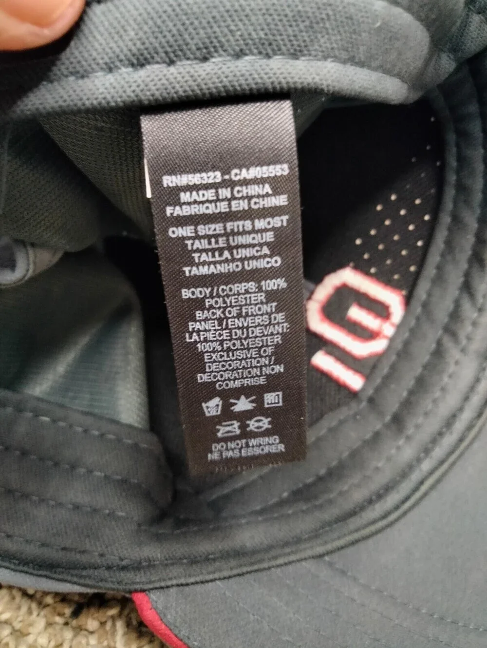 Jordan Brand Oklahoma Sooners Hat Team Sideline Performance Adjustable Cap